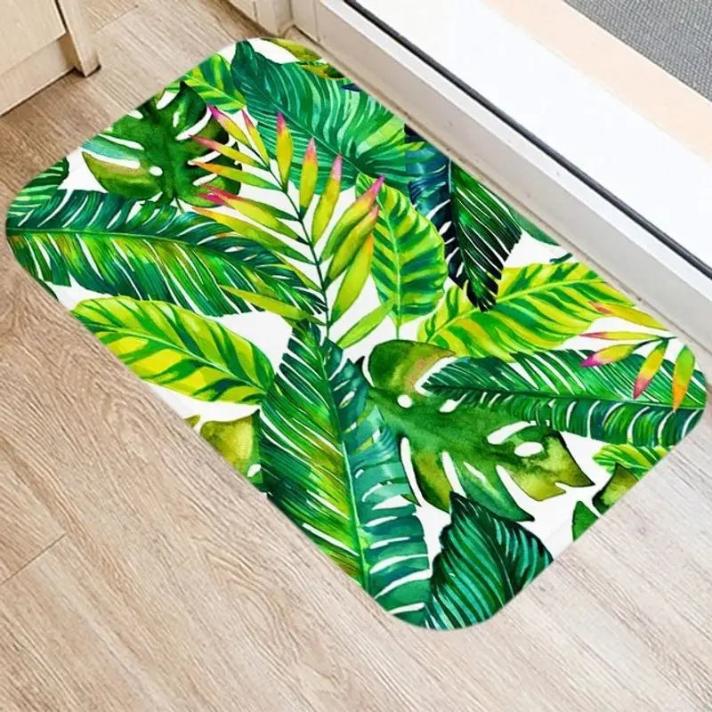 Tapis salle de bain Tropical parquet