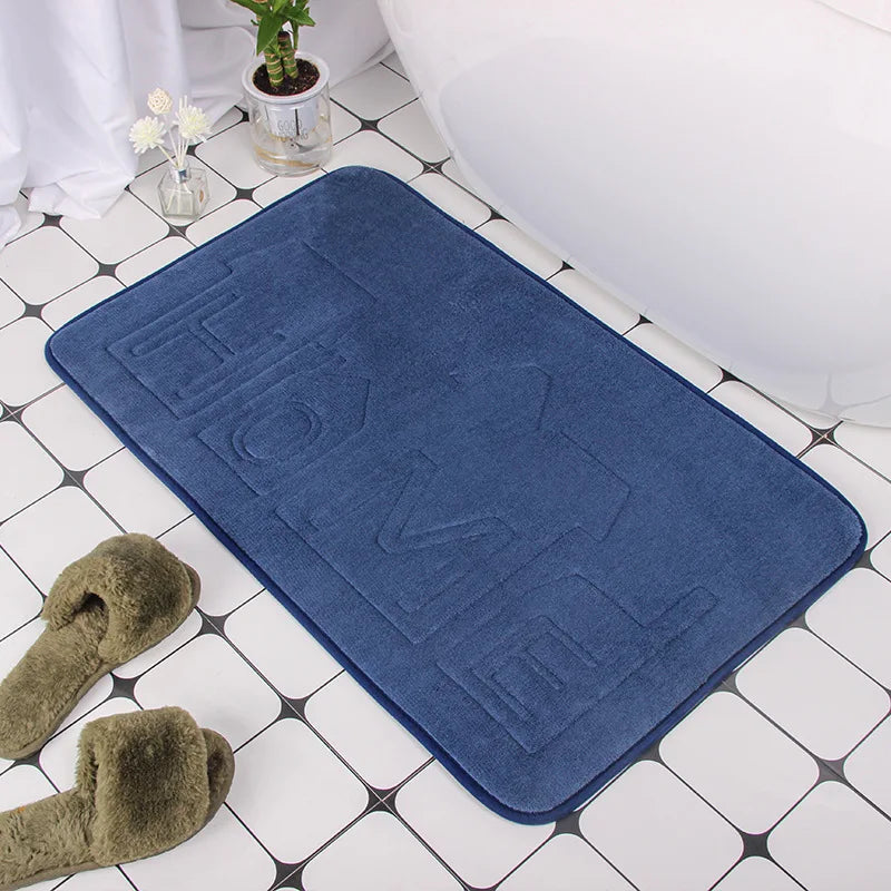 Tapis salle de bain antidérapant douche home
