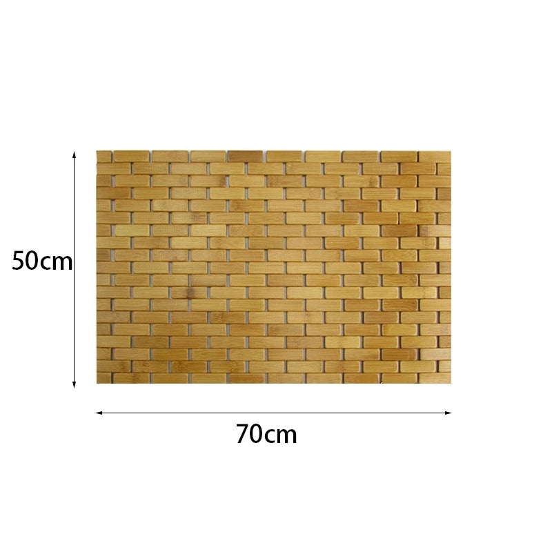 Tapis salle de bain bambou tailles