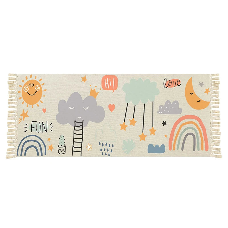 Tapis salle de bain berbère lune