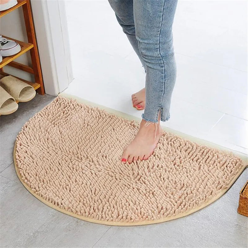 Tapis salle de bain demi cercle