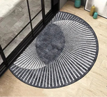 Tapis salle de bain demi lune design - Vignette | Douceur De Bain