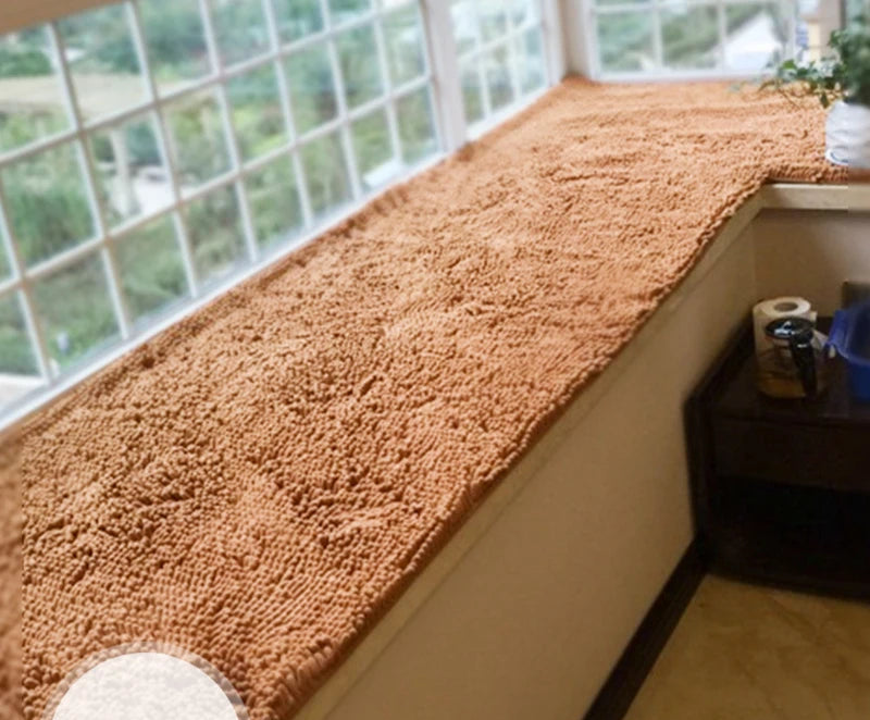 Tapis salle de bain grande taille orange