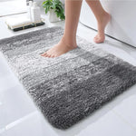 Tapis salle de bain gris et blanc - Vignette | Douceur De Bain