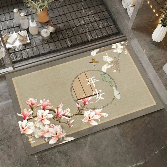 Tapis salle de bain japonais