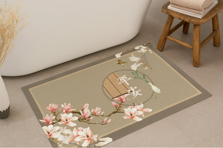 Tapis salle de bain japonais japon 