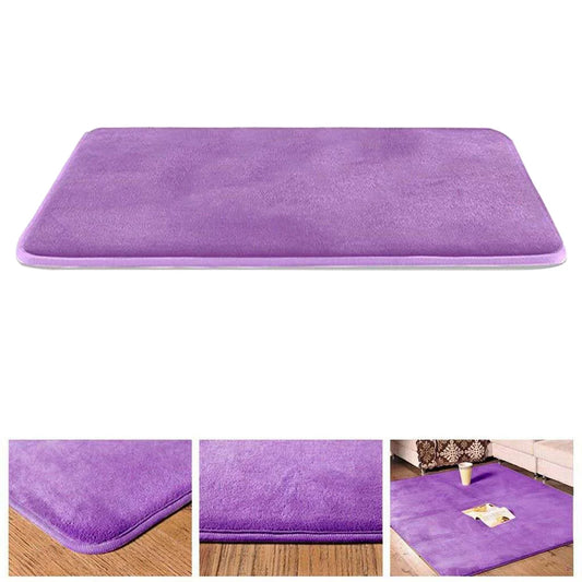 Tapis salle de bain mauve