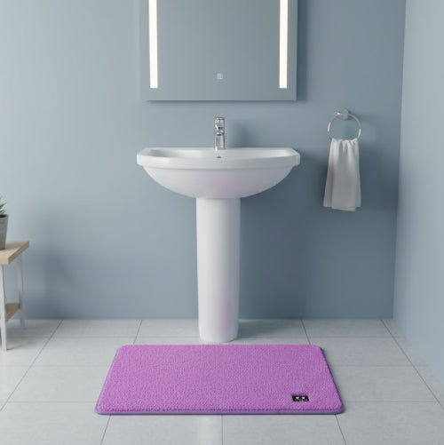 Tapis salle de bain original lavabo 
