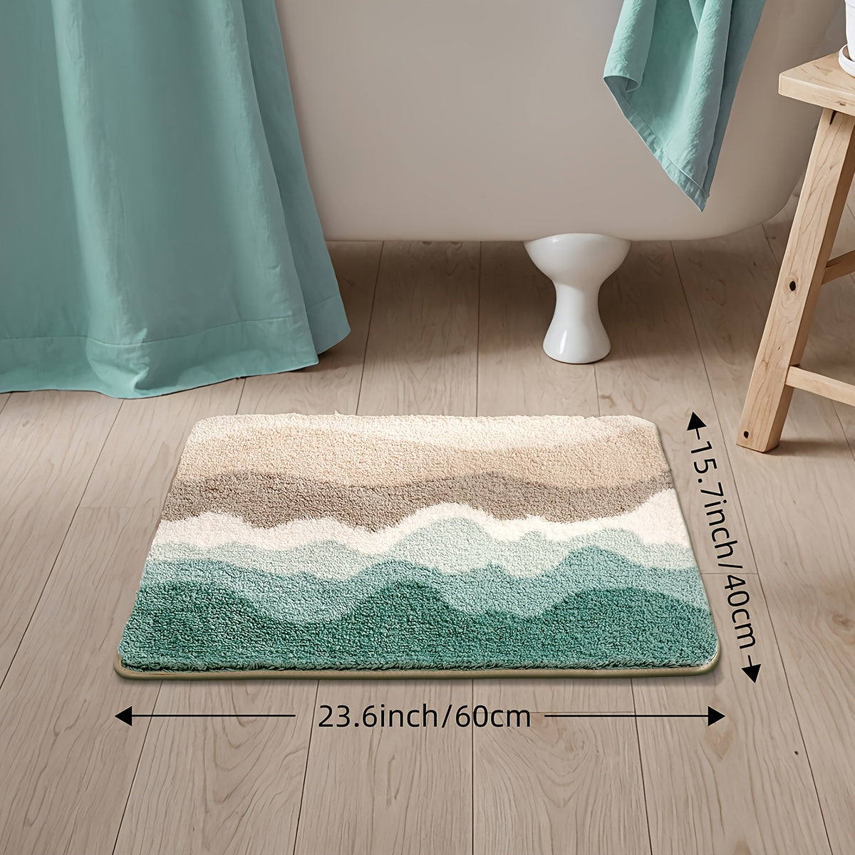 Tapis salle de bain plage 60cm 