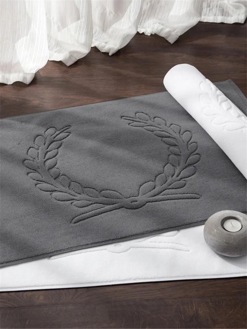 Tapis salle de bain style hôtel sol 