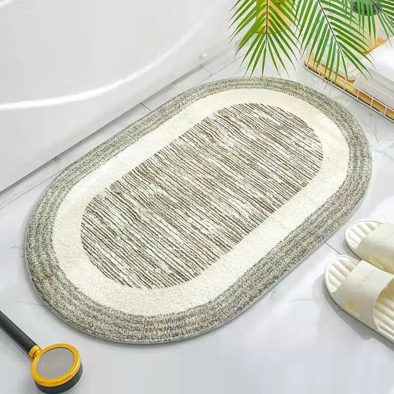 Tapis salle de bain tendance polymères