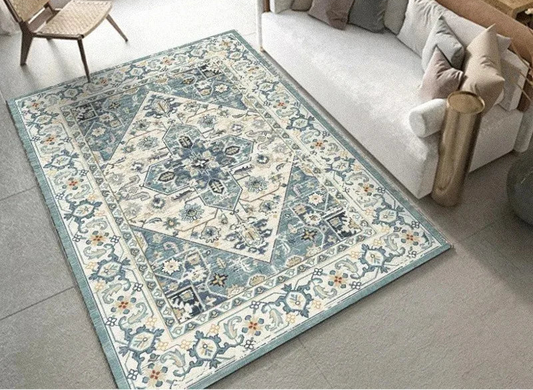 Tapis salle de bain vintage