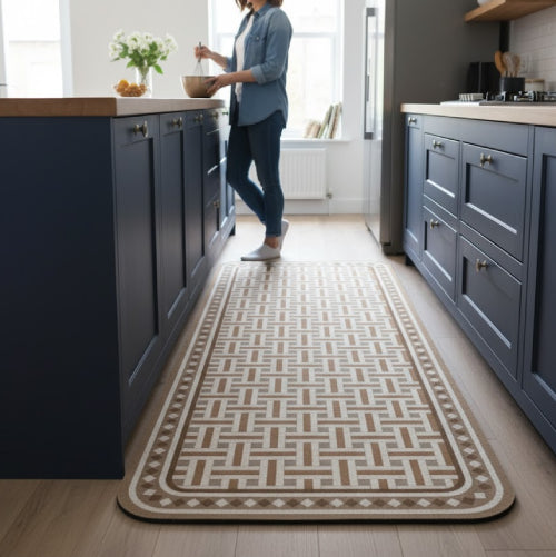 Tapis salle de bain vinyl maman 