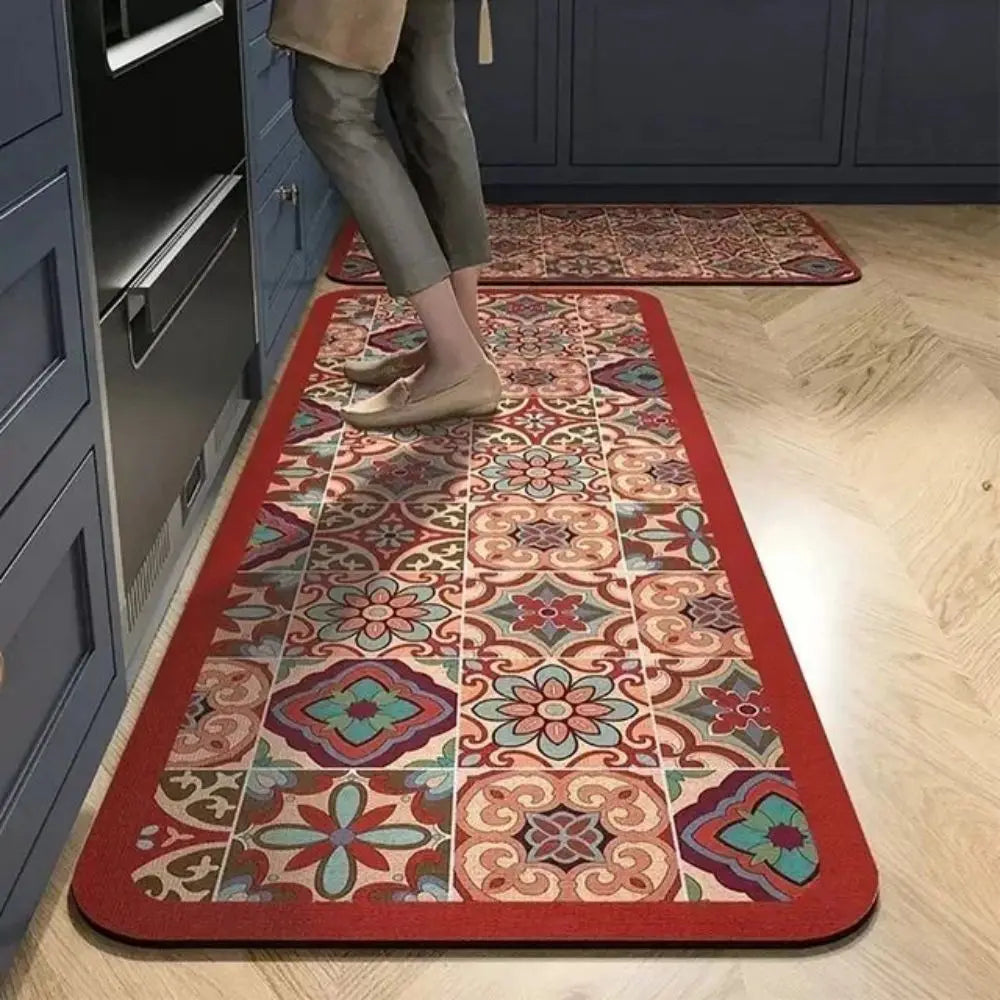 Tapis salle de bain vinyl sol cuisine
