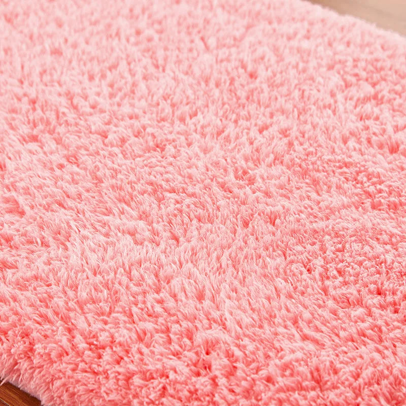 Tapis sortie de bain antidérapant peluche