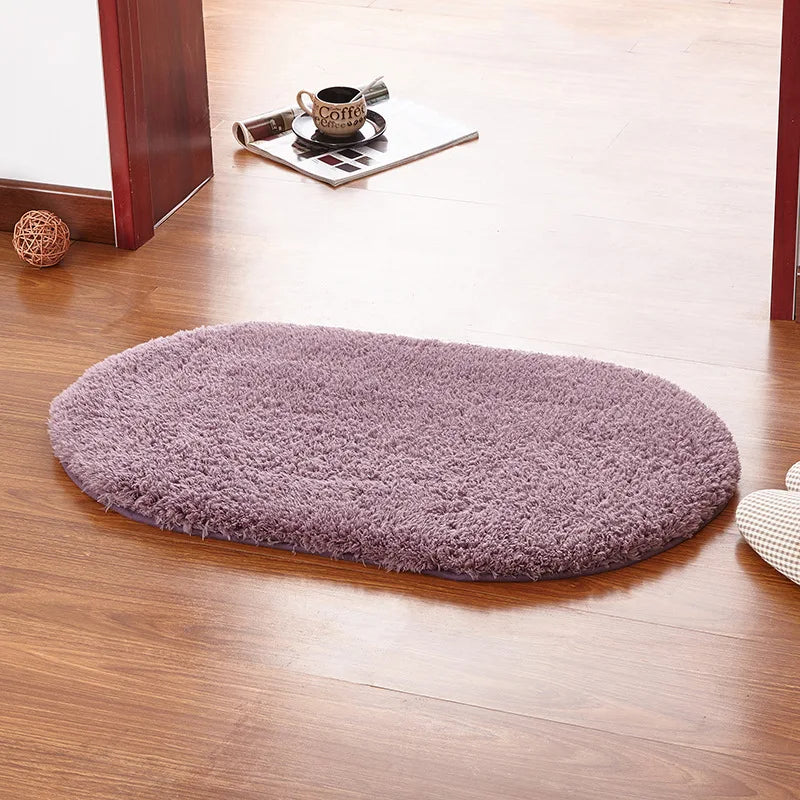 Tapis sortie de bain antidérapant violet
