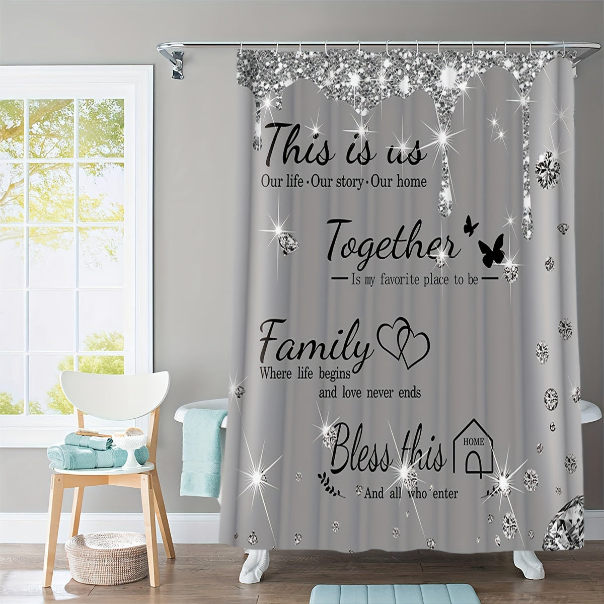 rideaux de douche pétillant HOME 