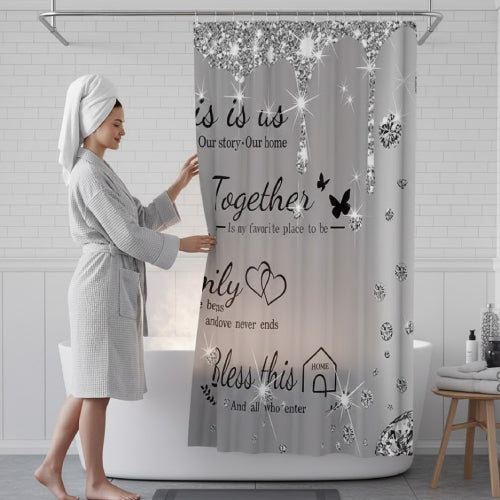 rideaux de douche pétillant femme 