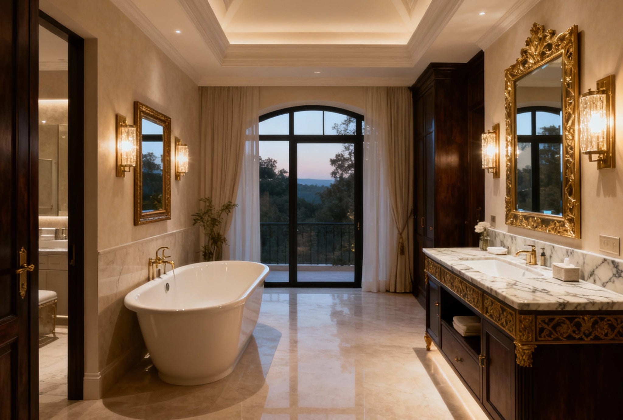 salle de bain vintage