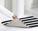 Tapis de bain noir et blanc - Vignette | Douceur De Bain