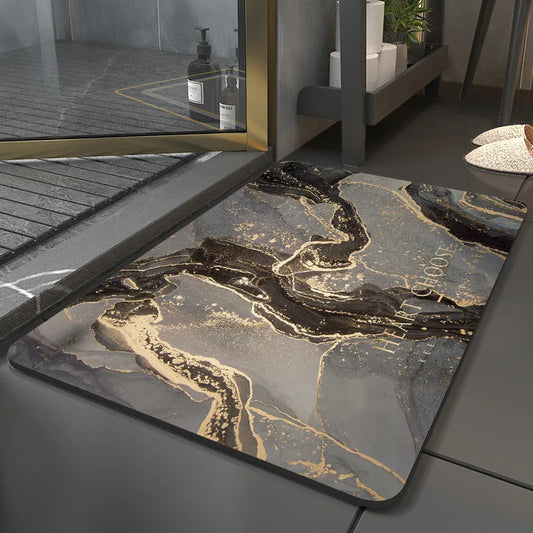 tapis de salle de bain luxe