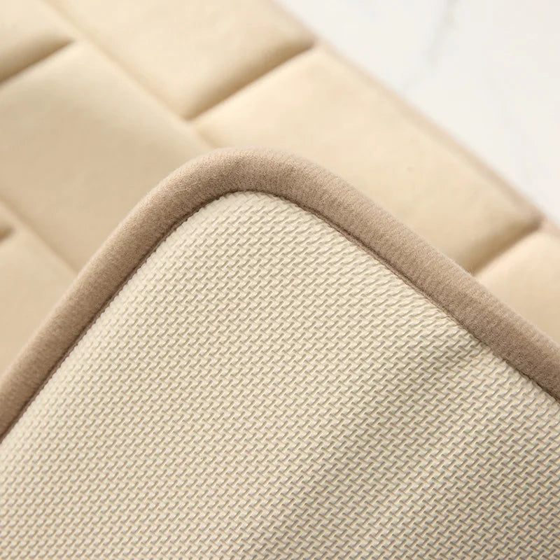 tapis salle de bain contemporain tissu